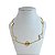 Colar Folheado Ouro 18k 5 Trevos Colors - Imagem 4