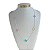 Colar Longo Folheado Prata 925 5 Trevos - Imagem 4