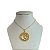 Colar Folheado Ouro 18k Mandala Nossa Senhora - Imagem 1