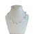 Choker Folheada Ouro 18k e Prata 925 Coração Ponto de Luz - Imagem 2
