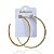 Brinco Folheado Ouro 18k e Prata 925 Argola Strass - Imagem 3