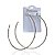 Brinco Folheado Ouro 18k e Prata 925 Argola Strass - Imagem 6