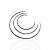 Brinco Folheado Ouro 18k e Prata 925 Argola Strass - Imagem 9