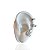 Kit 3 Piercing Fake Folheado Ouro 18k e Prata 925 Serpente Cravejada - Imagem 2