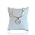 Pulseira Folheada Ouro 18k e Prata 925 Fita Laminada Espírito Santo Strass - Imagem 1