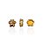 Pingente Folheado Ouro 18k Pet Passante - Imagem 2