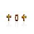 Pingente Folheado Ouro 18k Cruz Passante - Imagem 2