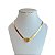 Choker Folheada Ouro 18k Fita Laminada São Bento - Imagem 2