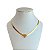 Choker Folheada Ouro 18k Fita Laminada Árvore da Vida - Imagem 1