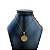 Corrente Masculina Aço Inoxidável Medalha Pai Nosso - Imagem 1