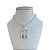 Colar Folheado Ouro 18k e Prata 925 Nossa Senhora Cravejada - Imagem 2