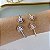 Bracelete Folheado Ouro 18k e Prata 925 Coração Cravejado - Imagem 2