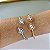 Bracelete Folheado Ouro 18k e Prata 925 Gota Cravejada - Imagem 2
