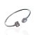 Bracelete Folheado Ouro 18k e Prata 925 Gota e Quadrado Cravejado - Imagem 3