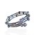 Bracelete Folheado Ouro 18k e Prata 925 Mola Strass Pérolas - Imagem 3