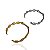 Bracelete Folheado Ouro 18k e Prata 925 Elos Lacre Cravejado - Imagem 4