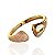 Bracelete Folheado Ouro 18k e Prata 925 Gota Dupla Cravejada - Imagem 1