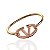 Bracelete Folheado Ouro 18k e Prata 925 Inspired Cravejado - Imagem 1