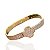 Bracelete Folheado Ouro 18k e Prata 925 Inspired Trevo Cravejado - Imagem 1