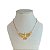 Colar Folheado Ouro 18k e Prata 925 Espírito Santo - Imagem 1