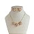 Conjunto Folheado Ouro 18k e Prata 925 Corações Cravejados - Imagem 1