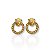 Brinco Folheado Ouro 18k Grande - Imagem 1