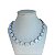 Colar Folheado Ouro 18k e Prata 925 Inspired Quadrado Cravejado - Imagem 4