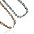 Colar Folheado Ouro 18k e Prata 925 Inspired Redondo Cravejado - Imagem 7