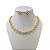 Conjunto Folheado Ouro 18k e Prata 925 Inspired Trevos Cravejado - Imagem 1