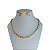 Conjunto Folheado Ouro 18k e Prata 925 Inspired Corações Cravejado - Imagem 1