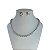 Conjunto Folheado Ouro 18k e Prata 925 Inspired Redondo Cravejado - Imagem 2