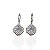 Brinco Folheado Ouro 18k e Prata 925 Argola Trevo Cravejado - Imagem 2