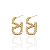 Brinco Folheado Ouro 18k e Prata 925 Inspired Cravejado - Imagem 5