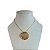 Colar Folheado Ouro 18k Espírito Santo Cravejado - Imagem 2