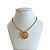 Colar Folheado Ouro 18k Correntaria Espírito Santo Cravejado - Imagem 1