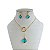 Conjunto Folheado Ouro 18k e Prata 925 Gravatinha Trevo Cristal - Imagem 6