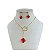 Conjunto Folheado Ouro 18k e Prata 925 Gravatinha Trevo Cristal - Imagem 5