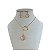 Conjunto Folheado Ouro 18k e Prata 925 Gravatinha Trevo Cristal - Imagem 8