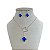 Conjunto Folheado Ouro 18k e Prata 925 Gravatinha Trevo Cristal - Imagem 15