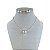 Conjunto Folheado Ouro 18k e Prata 925 Bolinha Trabalhada - Imagem 2