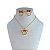 Conjunto Folheado Ouro 18k e Prata 925 Infantil Minnie Strass - Imagem 1