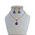 Conjunto Folheado Ouro 18k e Prata 925 Olho Grego - Imagem 1