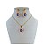 Conjunto Folheado Ouro 18k e Prata 925 Olho Grego Strass - Imagem 3