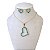 Conjunto Folheado Ouro 18k e Prata 925 Coração Vazado Strass - Imagem 7