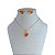 Conjunto Folheado Ouro 18k e Prata 925 Infantil Coração Colors - Imagem 1