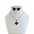 Conjunto Folheado Ouro 18k e Prata 925 Coração Strass - Imagem 5