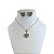Conjunto Folheado Ouro 18k e Prata 925 Coração Strass - Imagem 3