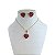 Conjunto Folheado Ouro 18k e Prata 925 Coração Strass - Imagem 8