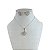 Conjunto Folheado Ouro 18k e Prata 925 Coração Strass - Imagem 9