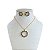 Conjunto Folheado Ouro 18k e Prata 925 Mandala Strass - Imagem 3